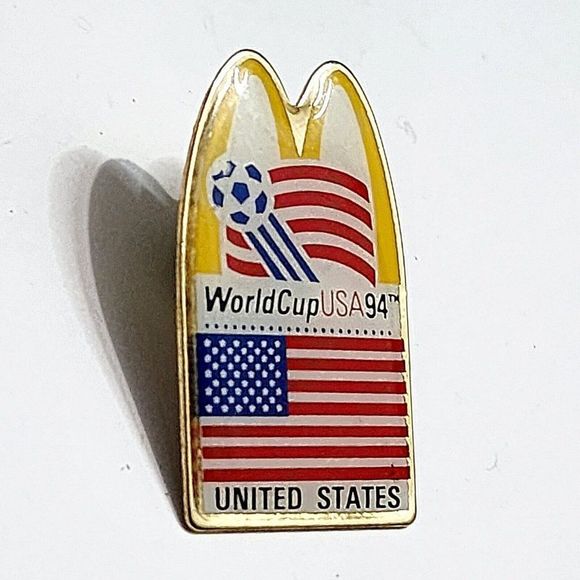 World Cup 1994‎ FIFA Soccer McDonald's Colab Pin USA National Team Early Run Pin - Picture 3 of 5